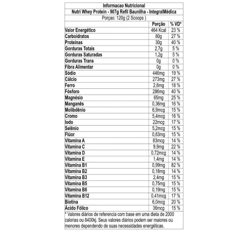 Nutri Whey Protein Refil - Integralmedica