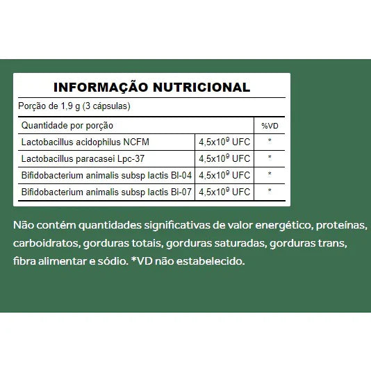 Puravida Probiótico - 18 Bilhões de Microrganismos